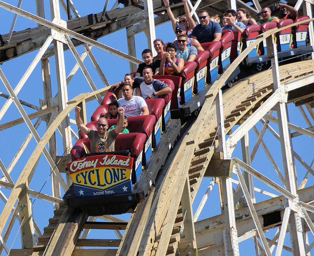 Coney Island Cyclone - Luna Park in Coney Island